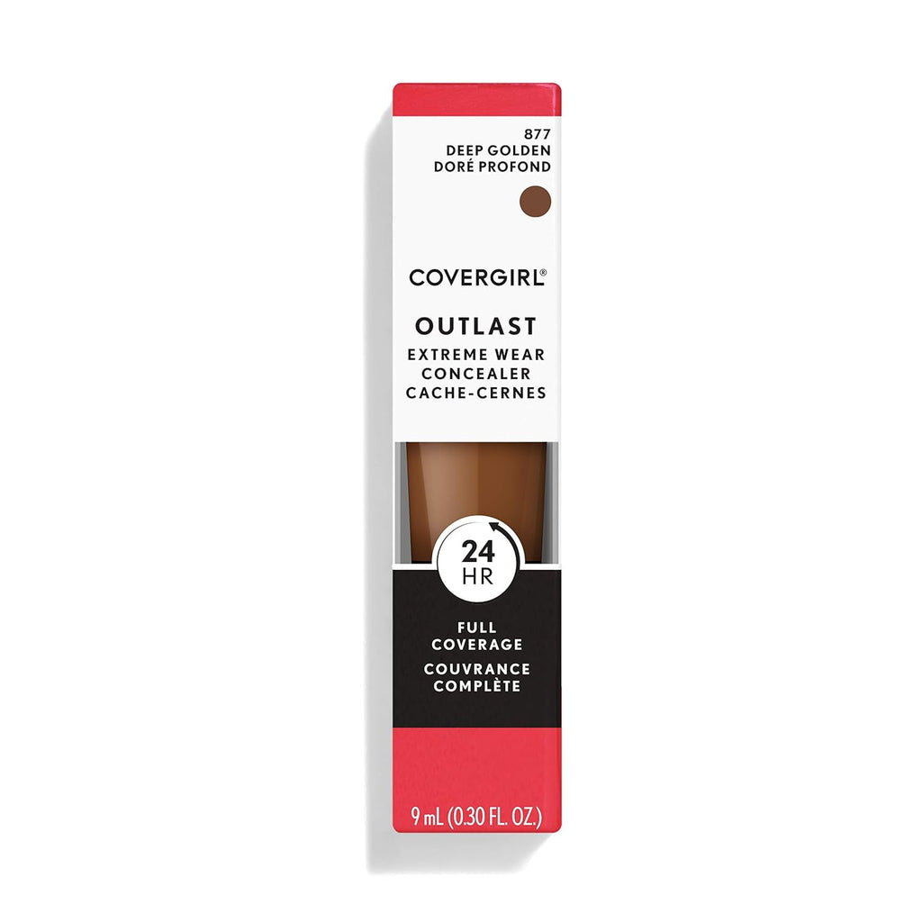 COVERGIRL Outlast Extreme Wear Concealer, Deep Golden 877