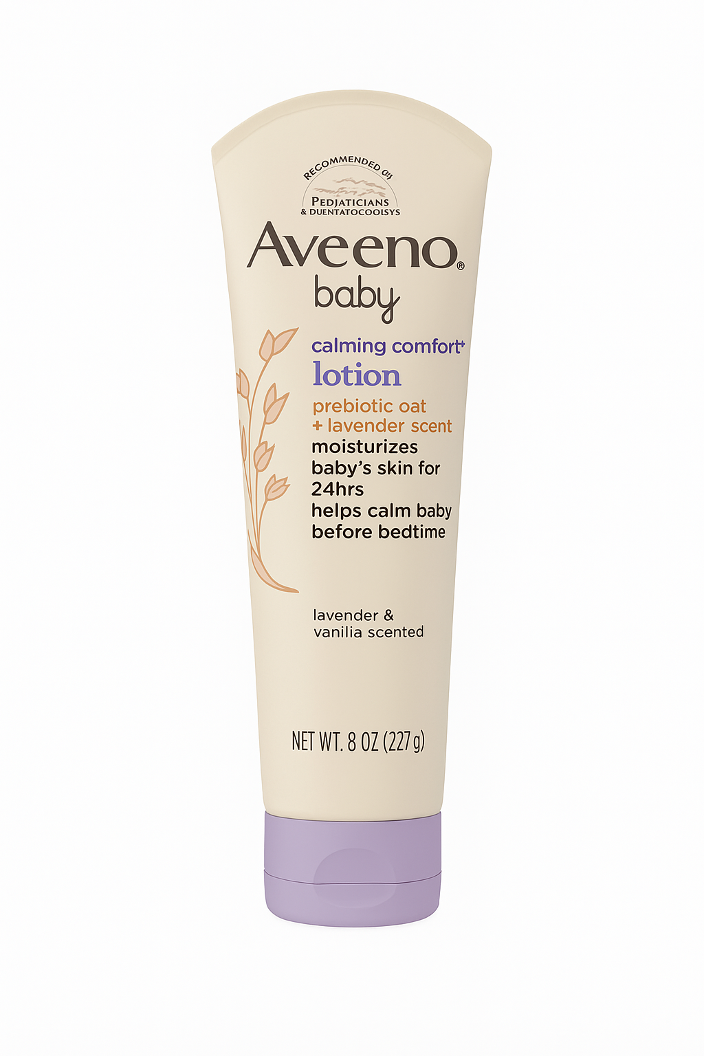 Brand New Aveeno Baby Calming Comfort Moisturizing Lotion 8 oz Lavender Vanilla Scent